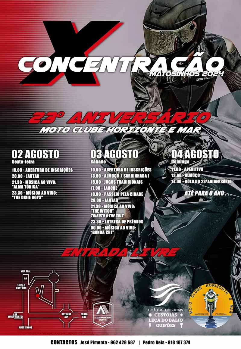 Concentración Moto Clube Horizonte e Mar Motard