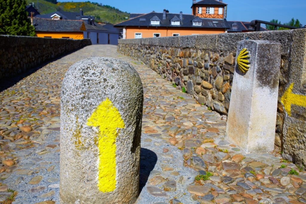 Señal en Camino Portugués