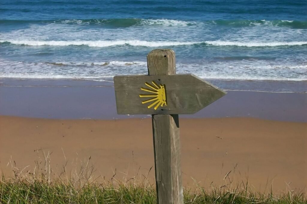 Señal en Camino Portugués